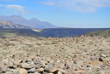 Landschaft in Peru, Nähe Arequipa, Colca-Tal