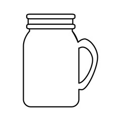 mason jar glass icon