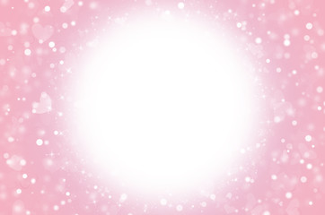 Valentine's day background with hearts.