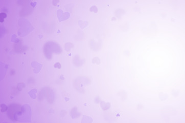 Valentine's day background with hearts.