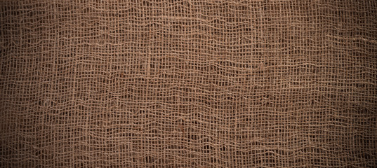 Sackcloth texture for background, close up 