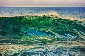 Sandy woman buttocks  on summer beach, Vacation at Paradise travel concept. Tropical background with colorful water. Sexy woman body covered with White sand, blue sky and crystal sea