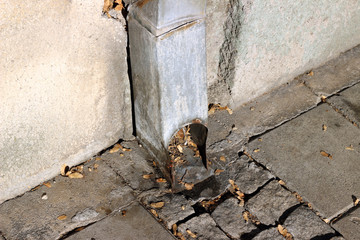 Downspout waterspout rainwater drainage pipe building 