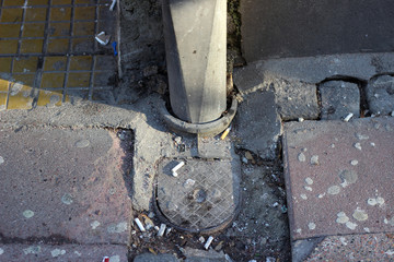 Downspout waterspout rainwater drainage pipe building 