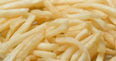 Stack of French fries