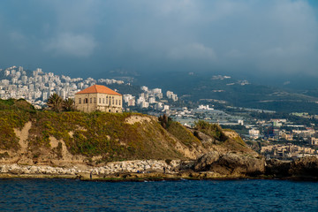 Fototapeta premium A traditional house in Byblos which is a famous landmark. Lebanon.