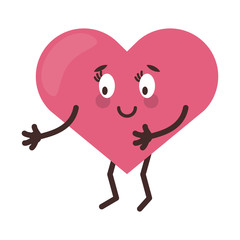 cute heart cartoon
