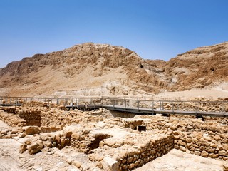 Qumran Caves at Israel