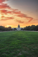 United States Capitol Building in Washington, DC Sunrise