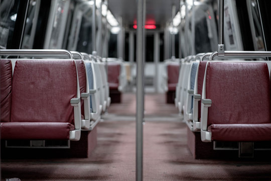 Washington DC Metro Train Empty