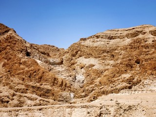 Qumran Caves and valley, Israel