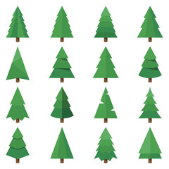 tree vector set images