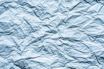 Abstract design wallpaper, blue ice color, crumpled paper texture