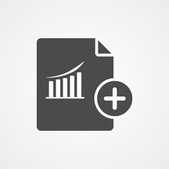 Add file vector icon sign symbol