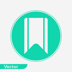 Bookmark vector icon sign symbol