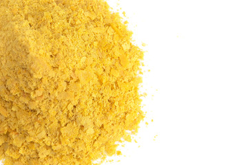 Flakes of Yellow Nutritional Yeast a Cheese Substitute and Seasoning for Vegan Diets