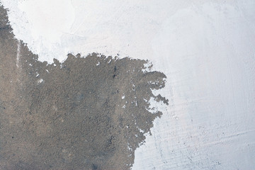 wall is not plastered as a background