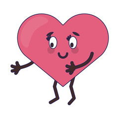cute heart cartoon