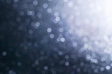 Silver and white glitter abstract bokeh background Christmas	