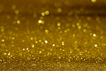 gold and white glitter abstract bokeh background Christmas	