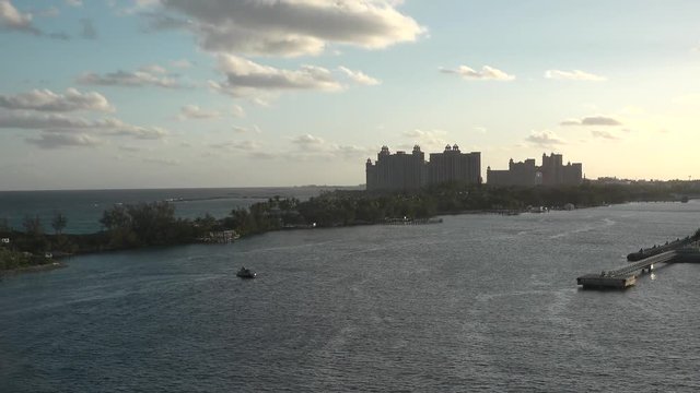 The capital of the Bahamas.  Nassau.