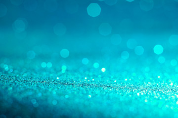blue and white glitter abstract bokeh background Christmas	