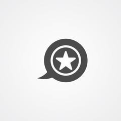 Speech bubble vector icon sign symbol