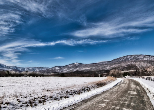 Wintergreen Resort Area On Mountain Top Scenic Landscape