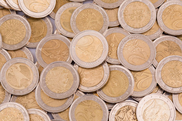 euro coins