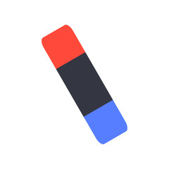 Eraser icon. Logo Eraser. Vector illustration. EPS 10.