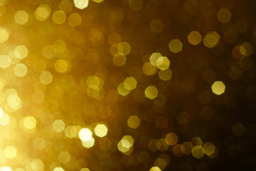 Obraz premium gold and white glitter abstract bokeh background Christmas 