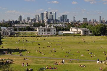 Londra - Greenwich Park  e Canary Wharf