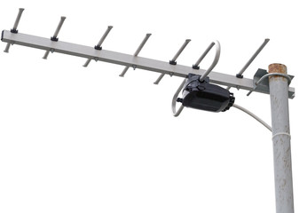 TV antenna isolated on white