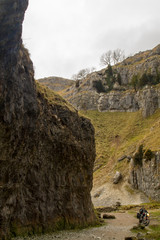 Malham Cove in Malhamdale Yorkshire Dales National Park North Yorkshire England UK