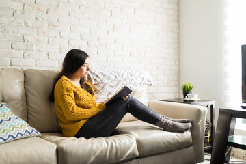 Reading Novel Is Her Favorite Pastime