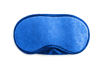 Sleeping eye mask, isolated on white background