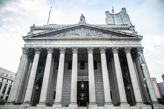  New York City Supreme Court, Civil Branch Of The Supreme Court Of The State Of New York During Summer Daytime