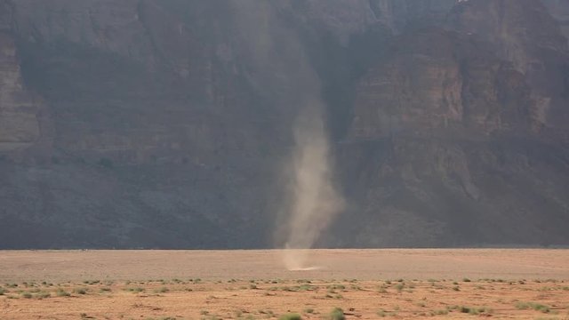 Desert Tornados. Several desert tornados rip through the African desert. Jordan