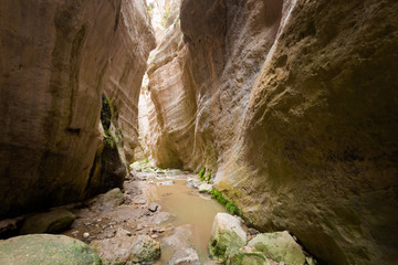 Avakas Gorge valley on Cyprus