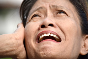 Fototapeta premium A Woman Under Stress