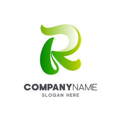 letter R logo template