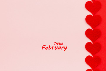 St.Valentine's Day holiday background.