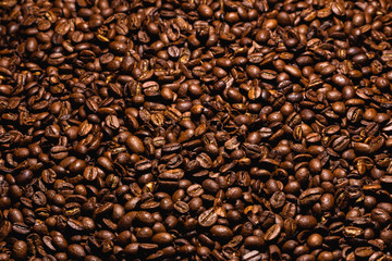 Coffee Bean Textured Background