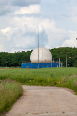 Bio gas plant in green field