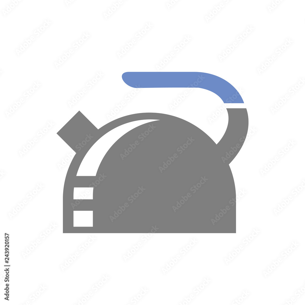 Poster kettle icon on white background for graphic and web design, modern simple vector sign. internet conc