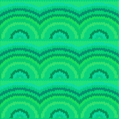 Seamless background with a knitted texture, imitation of wool. A variety of different patterns.