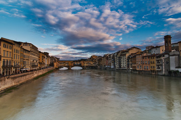Obraz premium ponte vecchio in florence
