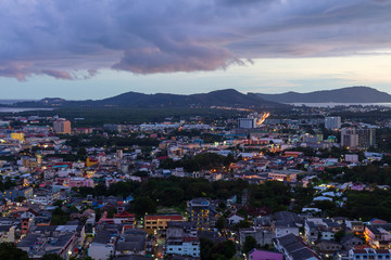 Fototapeta na wymiar Phuket Town Thailand