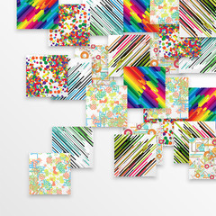 Colorful template background, vector