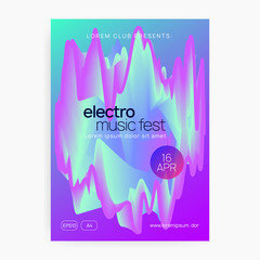 Summer fest flyer and music poster.